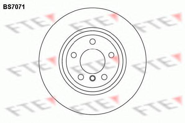 FTE BS7071 гальмівний диск