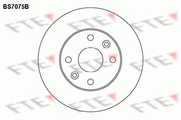 FTE BS7075B гальмівний диск