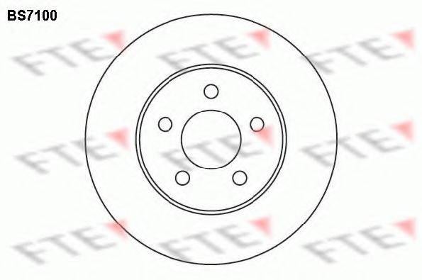 FTE BS7100 гальмівний диск