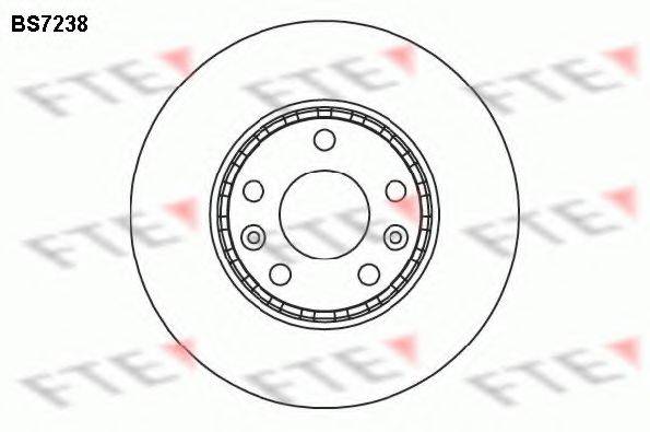 FTE BS7238 гальмівний диск