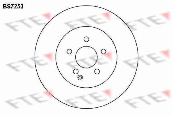 FTE BS7253 гальмівний диск