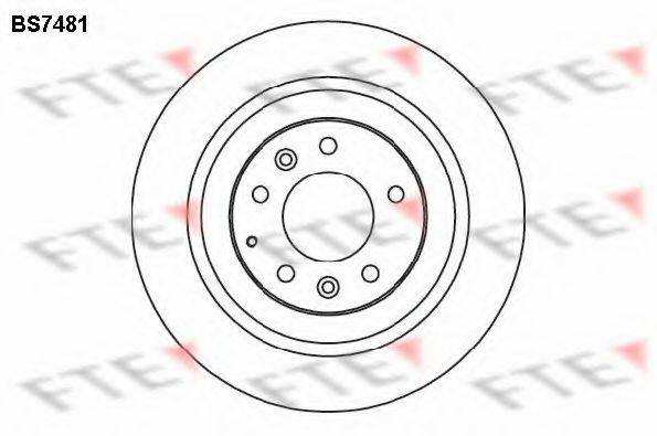 FTE BS7481 гальмівний диск
