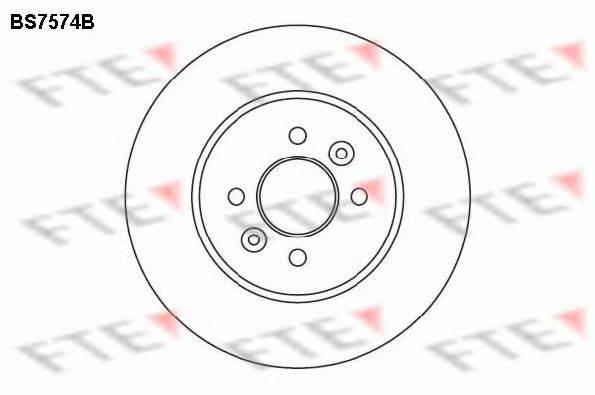 FTE BS7574B гальмівний диск