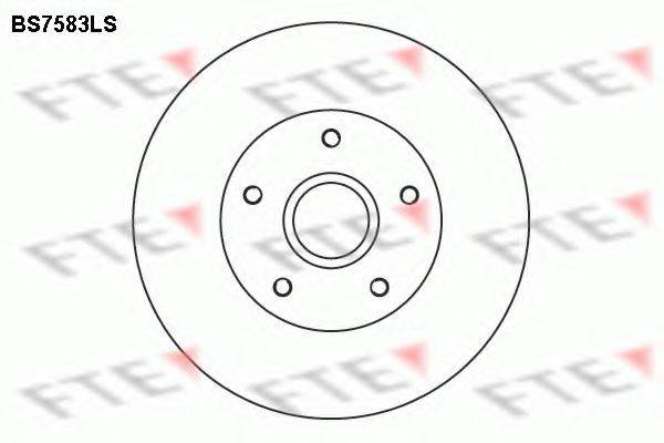 FTE BS7583LS гальмівний диск