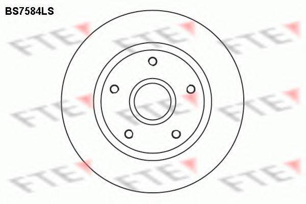 FTE BS7584LS гальмівний диск