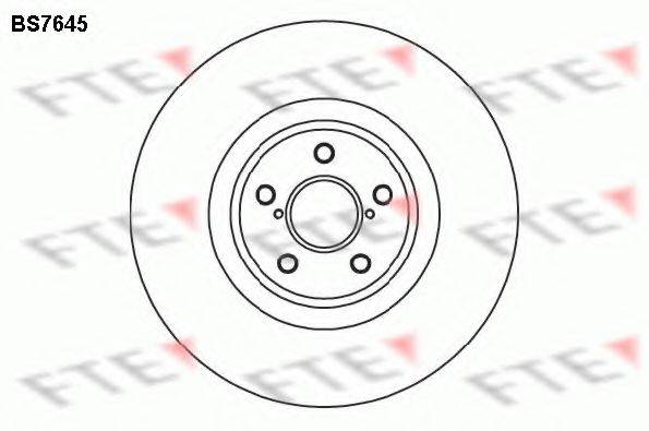 FTE BS7645 гальмівний диск