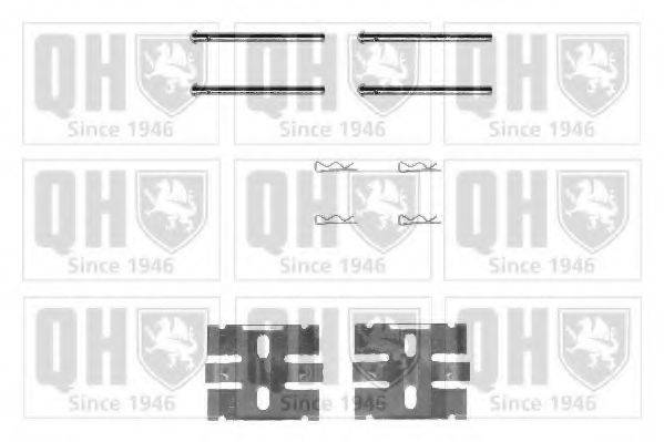 QUINTON HAZELL BFK814 Комплектуючі, колодки дискового гальма