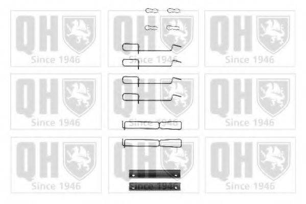 QUINTON HAZELL BFK839 Комплектуючі, колодки дискового гальма