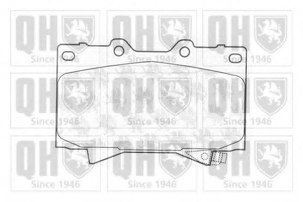 QUINTON HAZELL BP1194 Комплект гальмівних колодок, дискове гальмо