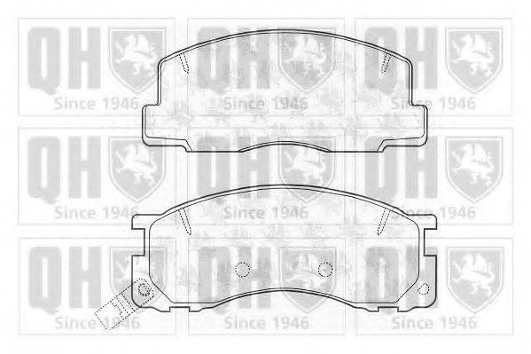 QUINTON HAZELL BP965 Комплект гальмівних колодок, дискове гальмо