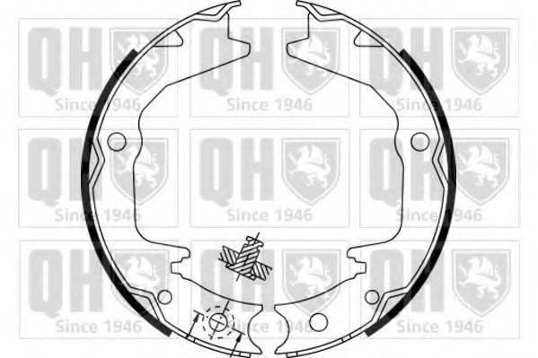 QUINTON HAZELL BS1138 Комплект гальмівних колодок, стоянкова гальмівна система