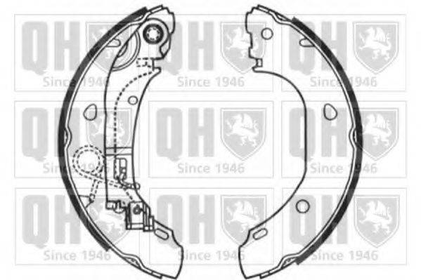 QUINTON HAZELL BS1154 Комплект гальмівних колодок