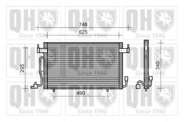 QUINTON HAZELL QCN156 Конденсатор, кондиціонер