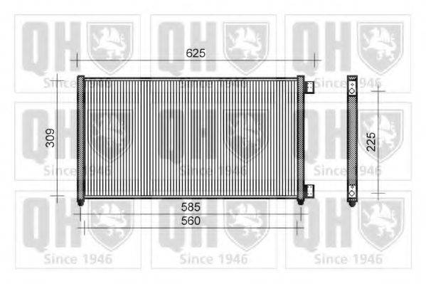 QUINTON HAZELL QCN268 Конденсатор, кондиціонер