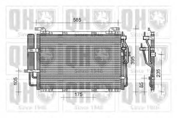 QUINTON HAZELL QCN281 Конденсатор, кондиціонер