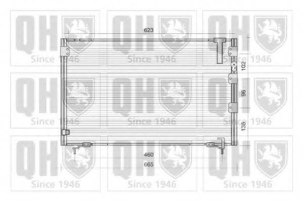 QUINTON HAZELL QCN361 Конденсатор, кондиціонер