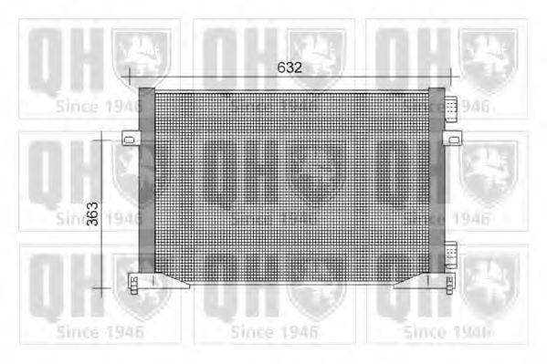 QUINTON HAZELL QCN370 Конденсатор, кондиціонер