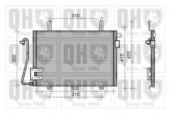 QUINTON HAZELL QCN377 Конденсатор, кондиціонер