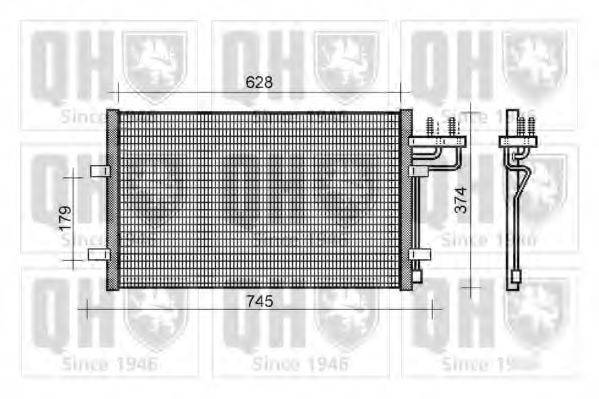 QUINTON HAZELL QCN398 Конденсатор, кондиціонер