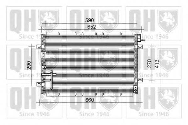 QUINTON HAZELL QCN435 Конденсатор, кондиціонер