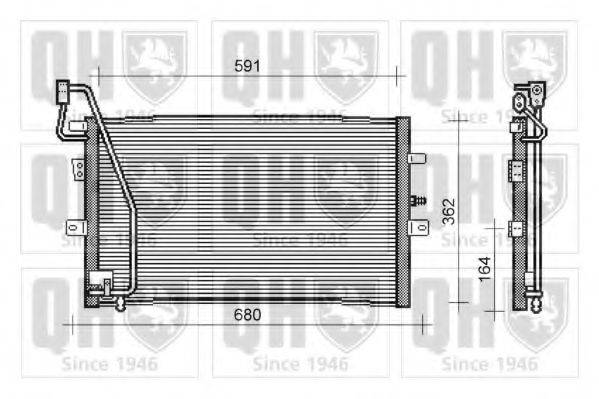 QUINTON HAZELL QCN470 Конденсатор, кондиціонер