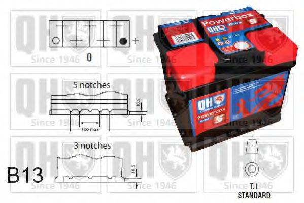 QUINTON HAZELL QBT0275 Стартерна акумуляторна батарея