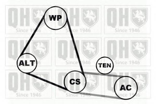 QUINTON HAZELL QDK29 Полікліновий ремінний комплект