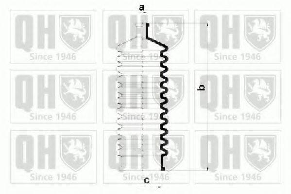 QUINTON HAZELL QG1004 Комплект пильника, рульове керування