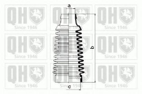 QUINTON HAZELL QG1053 Комплект пильника, рульове керування