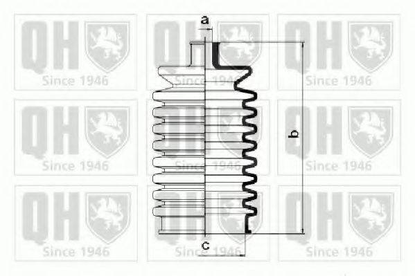 QUINTON HAZELL QG1200 Комплект пильника, рульове керування