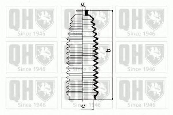 QUINTON HAZELL QG1304 Комплект пильника, рульове керування