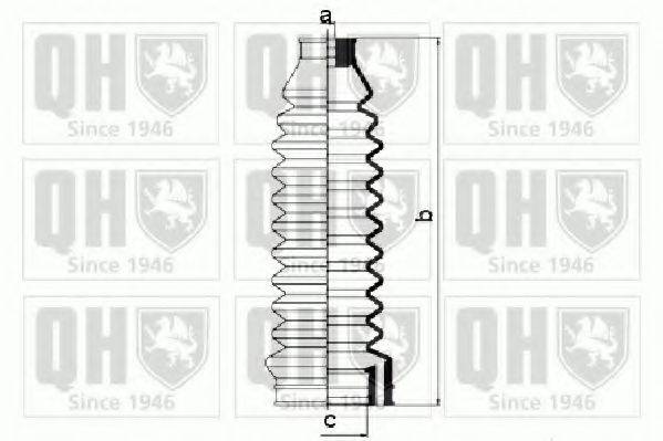 QUINTON HAZELL QG1336 Комплект пильника, рульове керування