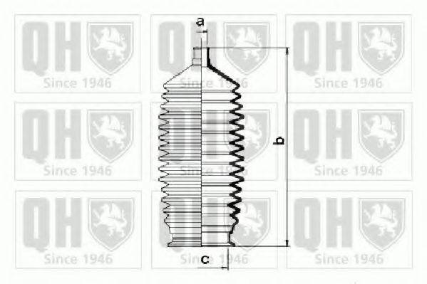 QUINTON HAZELL QG1354 Комплект пильника, рульове керування