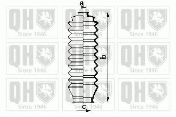 QUINTON HAZELL QG1395 Комплект пильника, рульове керування