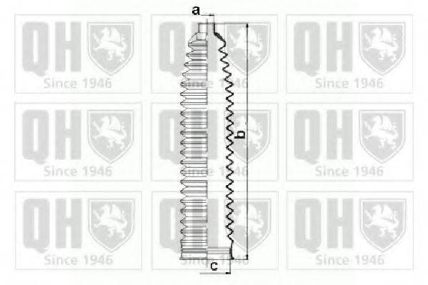 QUINTON HAZELL QG1486 Комплект пильника, рульове керування