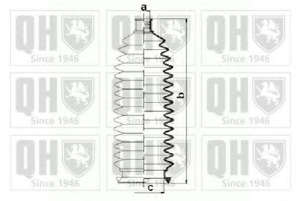 QUINTON HAZELL QG1500 Комплект пильника, рульове керування