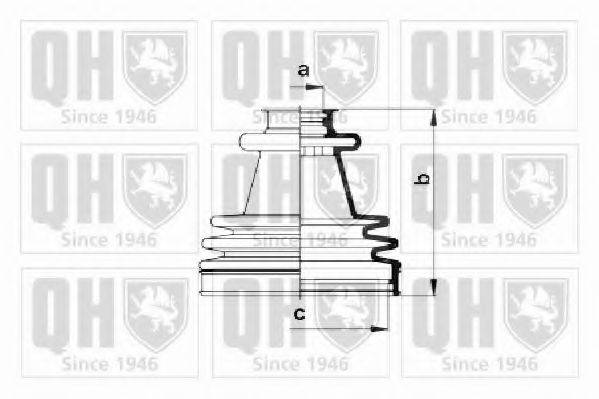 QUINTON HAZELL QJB2212 Комплект пильника, приводний вал