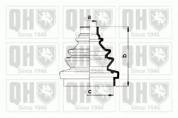 QUINTON HAZELL QJB740 Комплект пильника, приводний вал