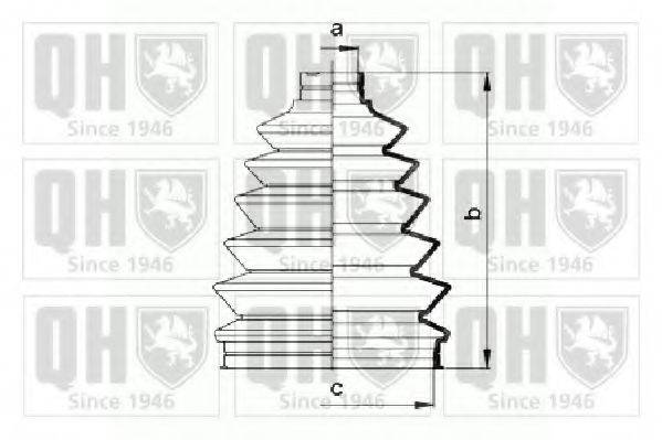 QUINTON HAZELL QJB910 Комплект пильника, приводний вал