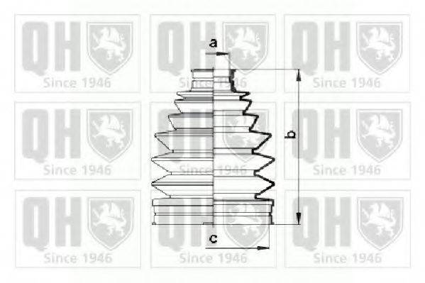 QUINTON HAZELL QJB932 Комплект пильника, приводний вал