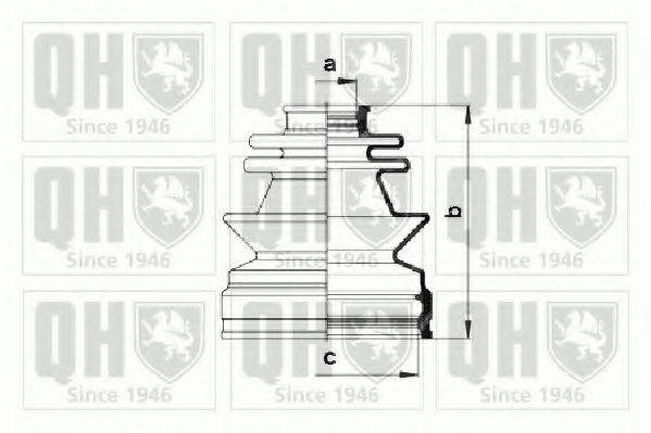 QUINTON HAZELL QJB960 Комплект пильника, приводний вал