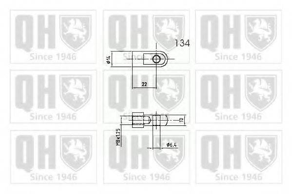 QUINTON HAZELL QTS840261 Газова пружина, капот