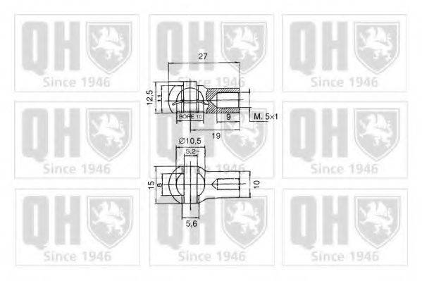 QUINTON HAZELL QTS128621 Газова пружина, капот