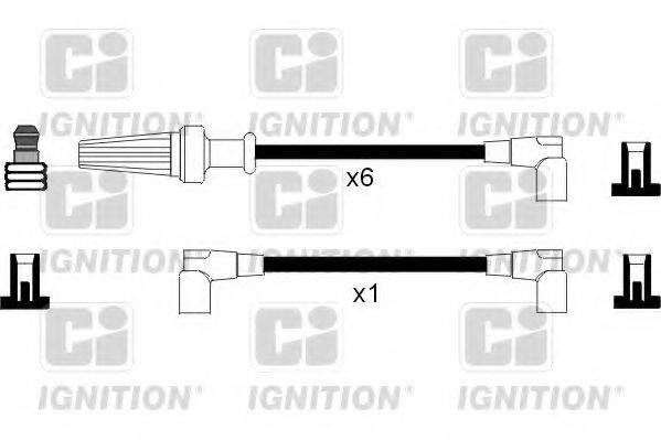 QUINTON HAZELL XC587 Комплект дротів запалювання