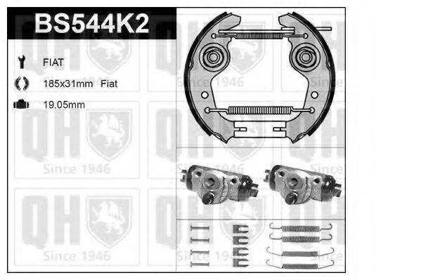 QUINTON HAZELL BS544K2 Комплект гальм, барабанний гальмівний механізм