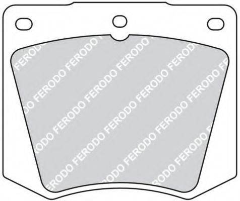 FERODO FDB1284 Комплект гальмівних колодок, дискове гальмо