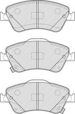 FERODO FDB4046 Комплект гальмівних колодок, дискове гальмо