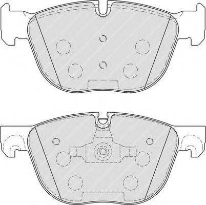FERODO FDB4052 Комплект гальмівних колодок, дискове гальмо
