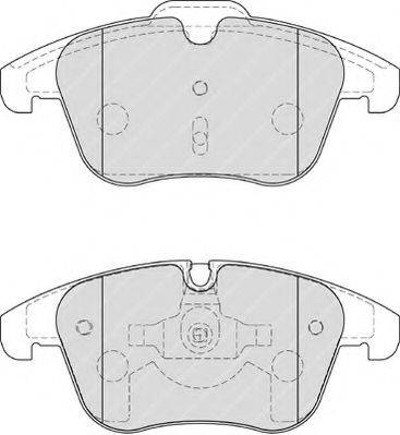 FERODO FDB4160 Комплект гальмівних колодок, дискове гальмо