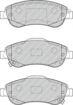 FERODO FDB4228 Комплект гальмівних колодок, дискове гальмо